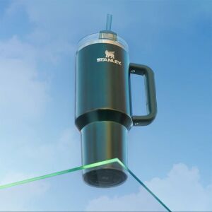 Stanley Glow Quencher Pipetli Termos Bardak 1.18lt (Koyu Yeşil)