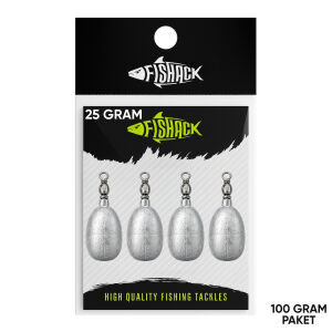 Fishack Fırdöndülü Kurşun 25gr (100gr)