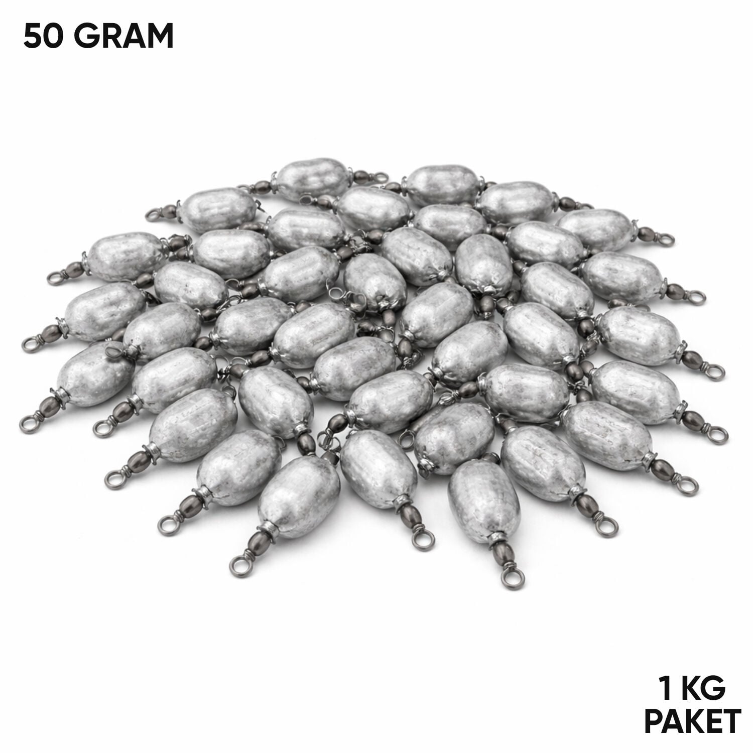 Fırdöndülü Kurşun 1 KG - 50gr