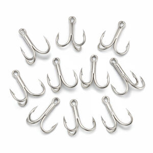 Üçlü İğne - Nikel Üçlü Kanca - Fishack 3210 - 10 Adet - No: 6