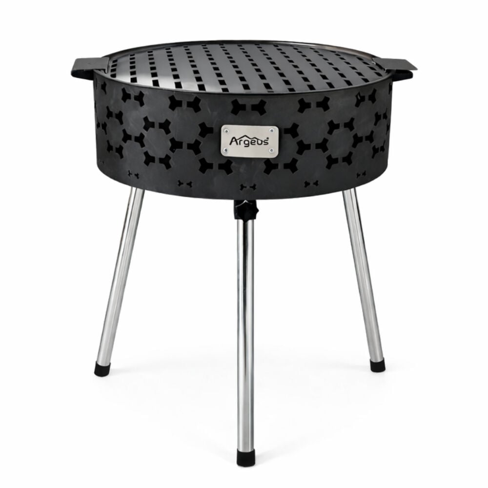 Taşınabilir Kömür Barbekü Mangal  - Büyük - 44cm*13cm*67cm