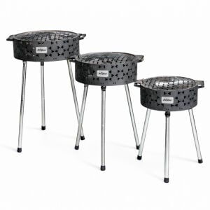 Taşınabilir Kömür Barbekü Mangal  - Büyük - 44cm*13cm*67cm