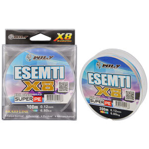Wily Esemti 8 Kat İp Misina 300 mt Multi Color