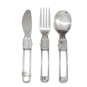 Madfox Heavy Duty 3IN1 Katlanır Çatal Kaşık Bıçak Seti