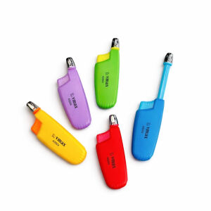 Doldurulabilir Gazlı Uzamalı Çakmak - Kamp Çakmağı - Sarı - Vmax A-5004