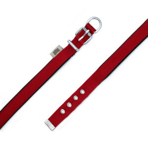 Doggie Konfor Dokuma Boyun Tasması Kırmızı 2.5*37-45 cm (DSBT-2510 M)