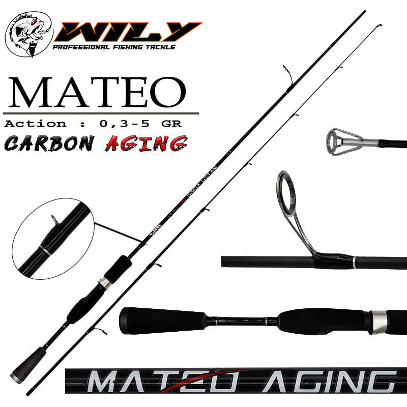 Wily Mateo Aging Kamışı 180 cm  0,3-5 gr