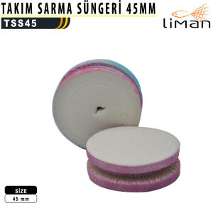 Liman Takım Sarma Süngeri 45 mm - 78 adetli