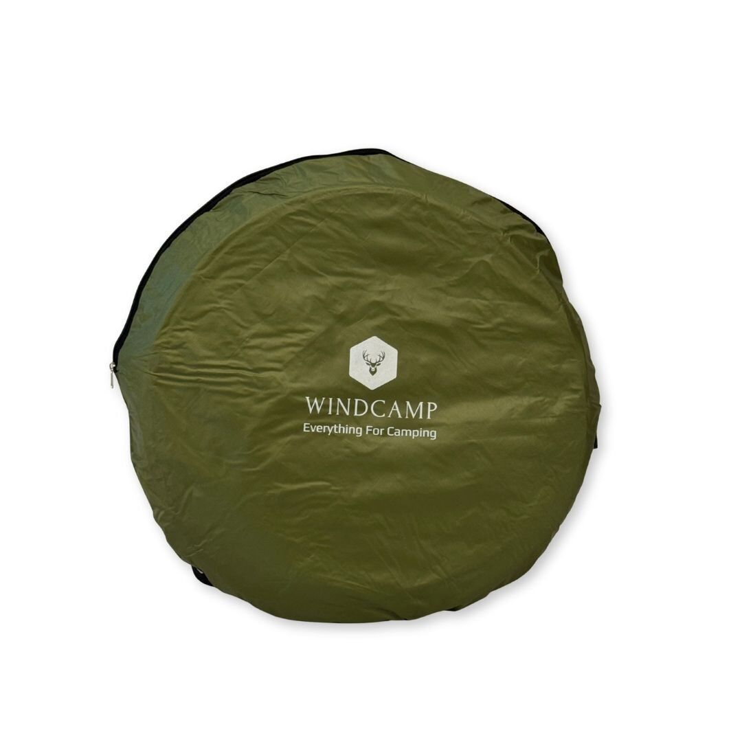 WİNDCAMP OTOMATİK AÇILIR KARAVAN DIŞ DUŞ ÇADIRI, TUVALET ÇADIRI, GİYİNME KABİNİ - YEŞİL