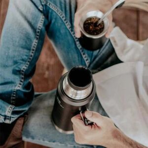 Stanley Klasik Vakumlu Çelik Termos 1 Lt Siyah