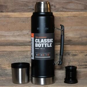 Stanley Klasik Vakumlu Çelik Termos 1 Lt Siyah