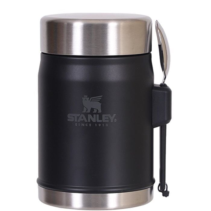 Classic Legendary Kaşıklı Yemek Termosu Siyah | 0.4L