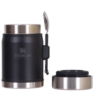 Classic Legendary Kaşıklı Yemek Termosu Siyah | 0.4L