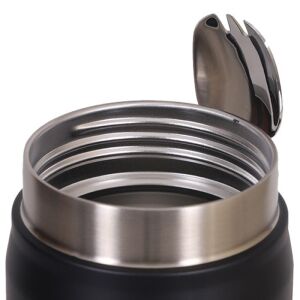 Classic Legendary Kaşıklı Yemek Termosu Siyah | 0.4L