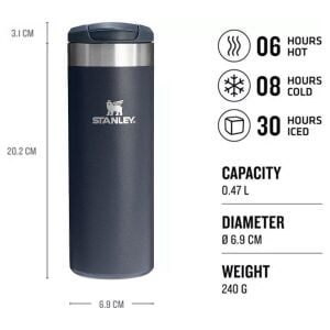 Stanley The Aerolight Transit Termos Bardak 0.47 Lt Hammertone Green