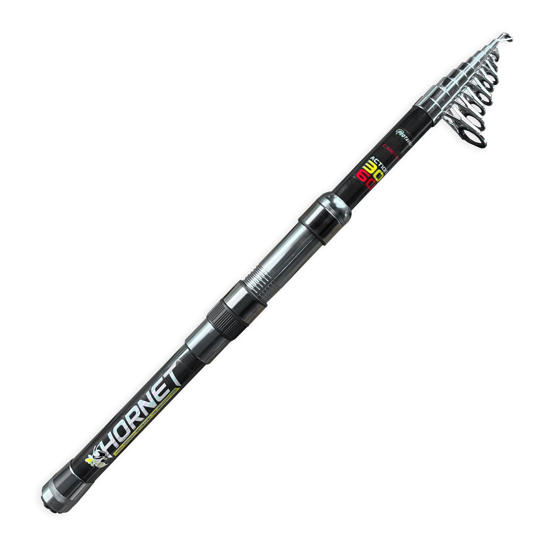 Teleskopik Karbon Spin Olta Kamışı - Hornet - 300cm - 30/60 Gr - Protackle