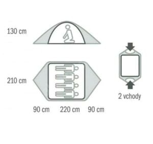 Husky Boyard 4 Kişilik Çadır