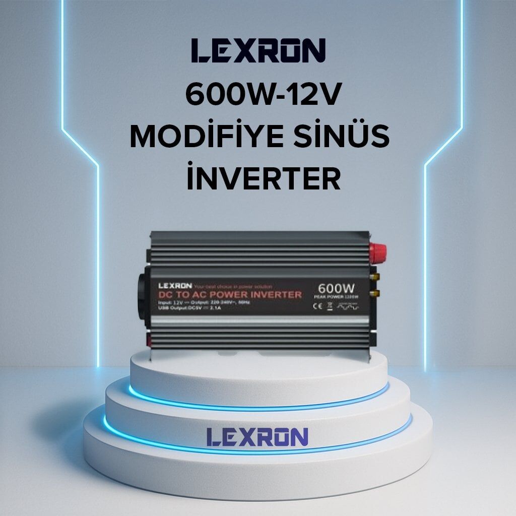 LEXRON 600W-12V MODİFİYE SİNÜS İNVERTER