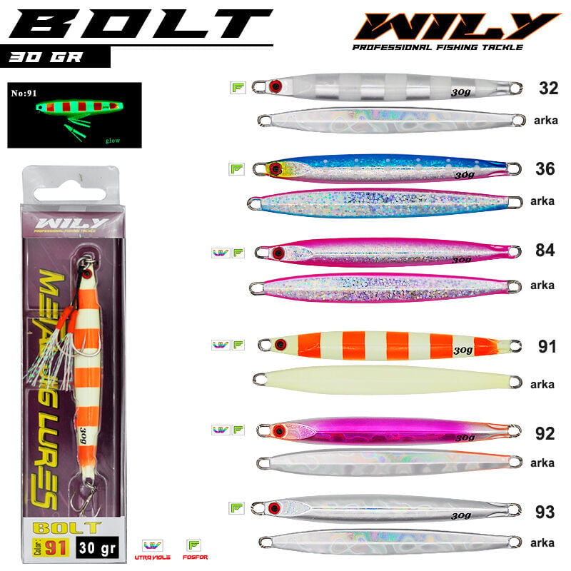 Wily Bolt Jig 30 gr