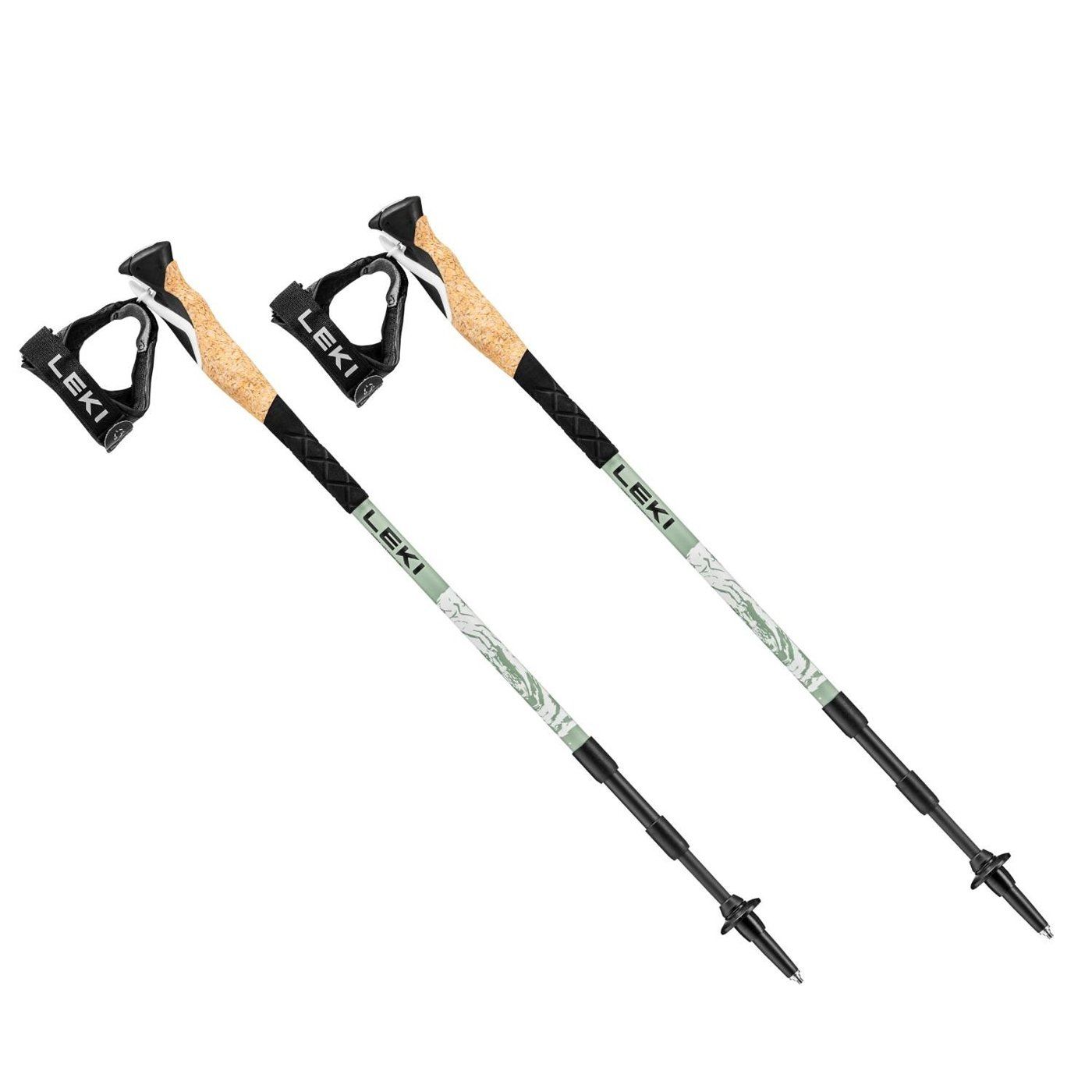 LEKI Crosslite Skistöcke – Mehrfarbig Mit Trigger-Handschlaufe, Hartmetallspitzen & Wechseltellern
