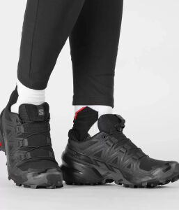 Salomon Speedcross 6 Kadın Koşu Ayakkabısı - Black/Black/Phantom
