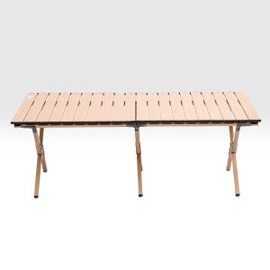 Katlanabilir Kamp Masası - 6/8 Kişilik - Timber - Taşıma Çantalı