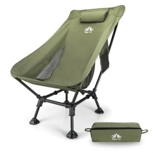 Night Cat YZ-02 Alüminyum Yüksek Konforlu Ultralight Kamp Sandalyesi - Yeşil