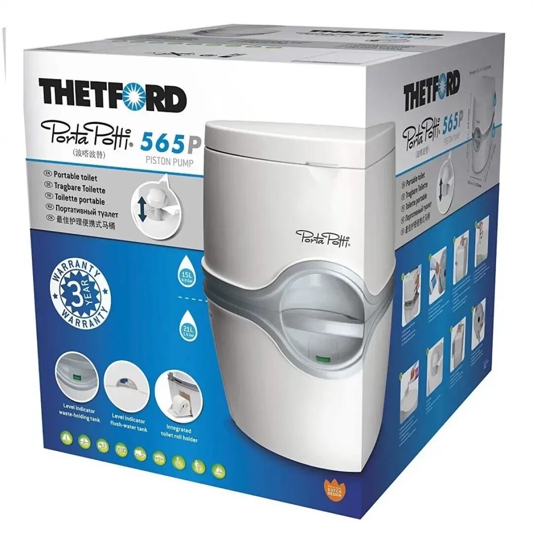 THETFORD Portatif Tuvalet Porta Potti 565P