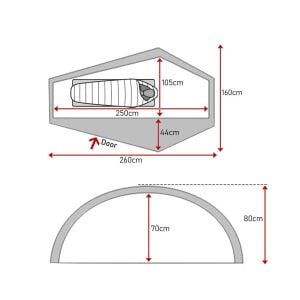 Evolite Summit Pro Çadır Sun Fresh UPF80