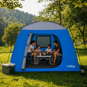 4 Kişilik Gazebo Kamp Gölgeliği - Kamp Çadırı - 210x210x150cm - Argeus Skydome