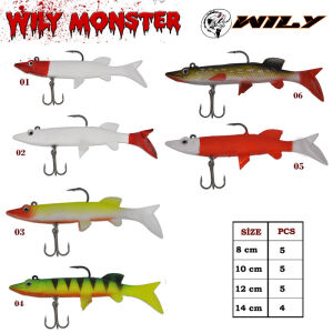 Wily Monster Turna Silikon 10 cm 14 gr