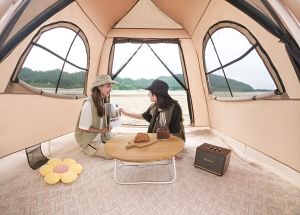 Otomatik Şişme Kamp Çadırı 4 kişilik - Manuel Hava pompalı