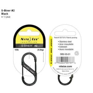 Nite-ize S-Biner Size2 Black