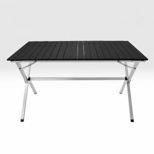 Katlanabilir Alüminyum Kamp Masası - 6/8 Kişilik - Tundra Dark - Taşıma Çantalı