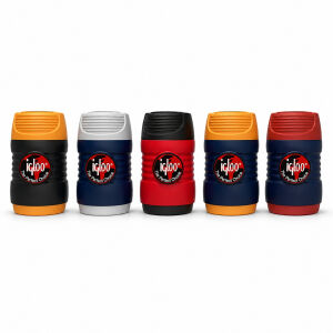 Cam Yemek Termosu - Isı Yalıtımlı - Igloo - 600 ml - Gri/Lacivert - 200385