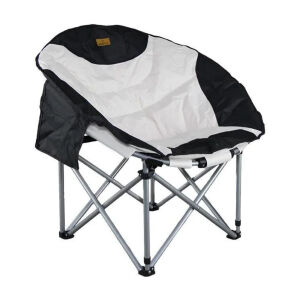 Katlanır Kamp Piknik Sandalyesi - Madfox Moonchair Deluxe - Siyah/Gri - 547212
