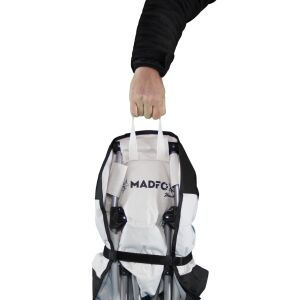 Katlanır Kamp Piknik Sandalyesi - Madfox Moonchair Deluxe - Siyah/Gri - 547212