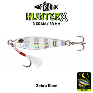 3'lü Metal Jig Yem Seti - Fishack Hunterx - 3g 33mm