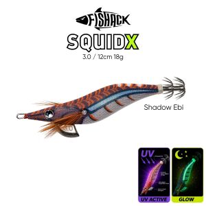 Kalamar Zokası - Fishack SquidX - Glow Body - #3.0 18g 120mm