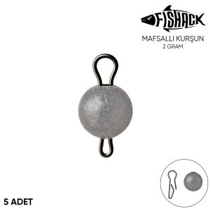 Mafsallı Kurşun - Hareketli İğne Kurşunu - Metal - 5'li Paket - 2 Gram
