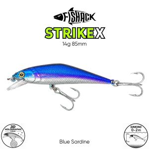 Maket Balık - Fishack StrikeX - Sinking - 3D Hologram Paint - 14g 85mm