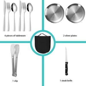 Kamp Yemek Seti Çantalı - 2 KİŞİLİK