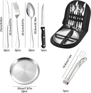 Kamp Yemek Seti Çantalı - 2 KİŞİLİK