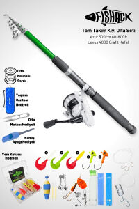Tam Takım Kıyı Olta Seti - 300cm Kamış 40-80GR / 5000'lik Lexus Olta Makinesi