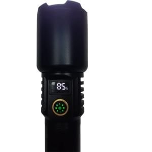 Gold Silver Led'li Çok Fonksiyonlu USB şarjlı El Feneri GS-3600