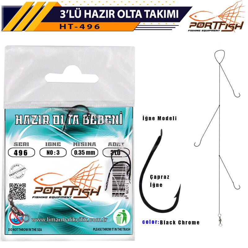 Liman 496 Üçlü Hazır Yemli Hırsız Takım 100 Adetli