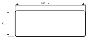 Trimm Corner Şişme Mat - Mavi