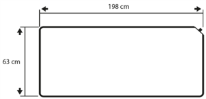 Trimm Lancer Şişme Mat - Mavi