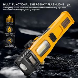 Şarj Edilebilir El Feneri - Wison -  700 Lümen - 5 Watt - LED COB - Mıknatıslı