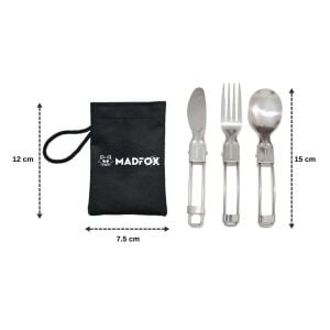 Kamp Çatal&Kaşık&Bıçak Seti - Madfof Heavy Duty - 547313